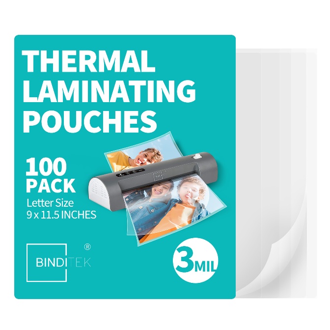 Pack of thermal laminating pouches